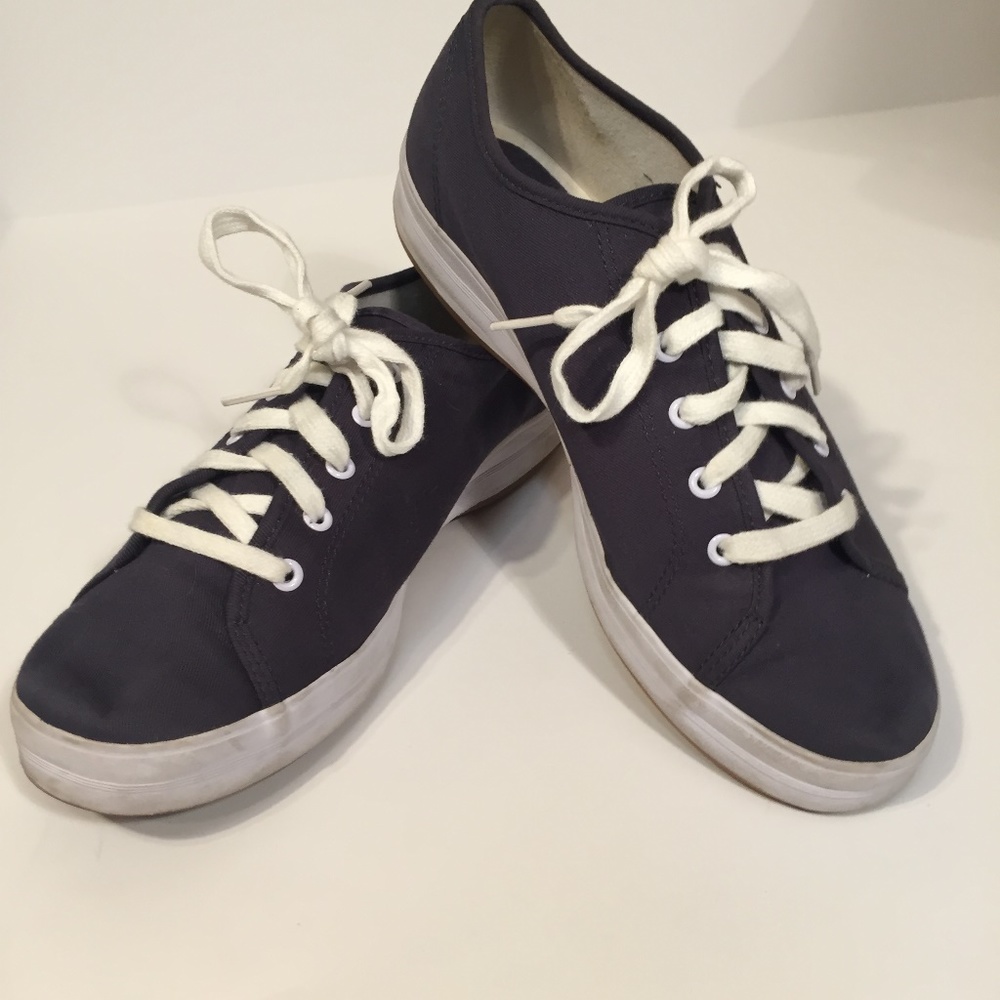 Keds Navy Canvas Sneakers, 9.5